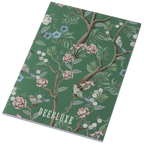 Carnet promotionnel A5 à couverture souple Novella Austen Vert 